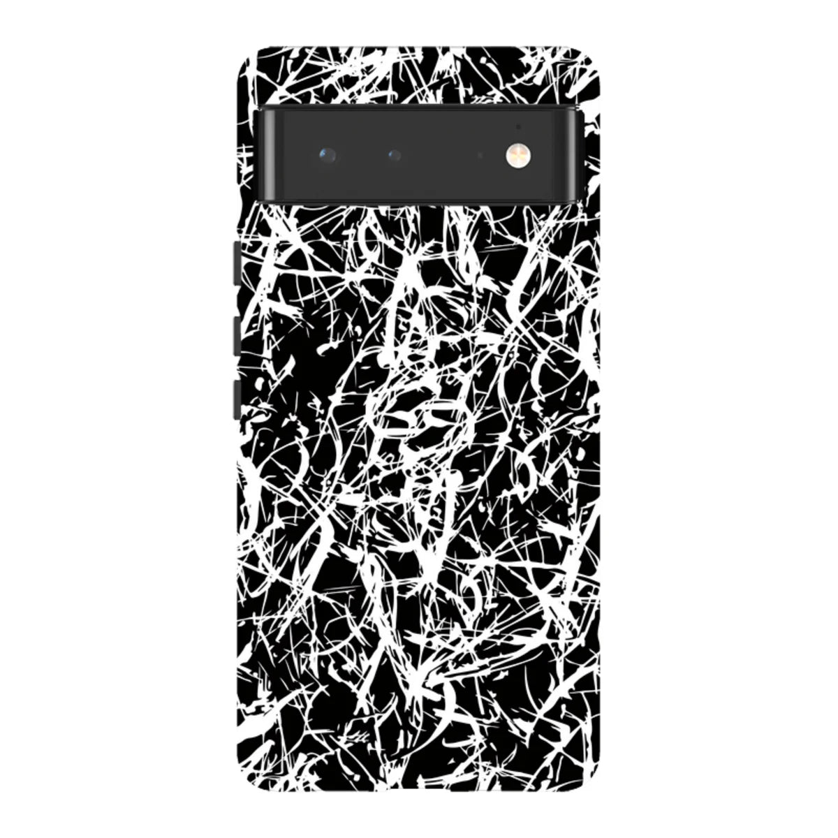 Black-White Grunge — Pixel 6 Tough Case — Finnaij