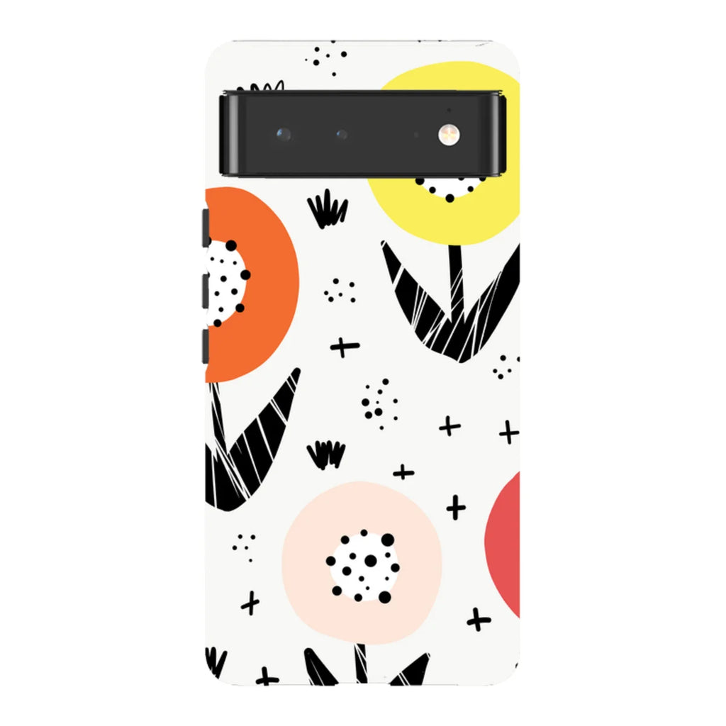 Botanical Doodle — Pixel 6 Tough Case — Finnaij