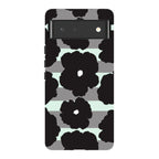 Bold Floral Black — Pixel 6 Tough Case — Finnaij