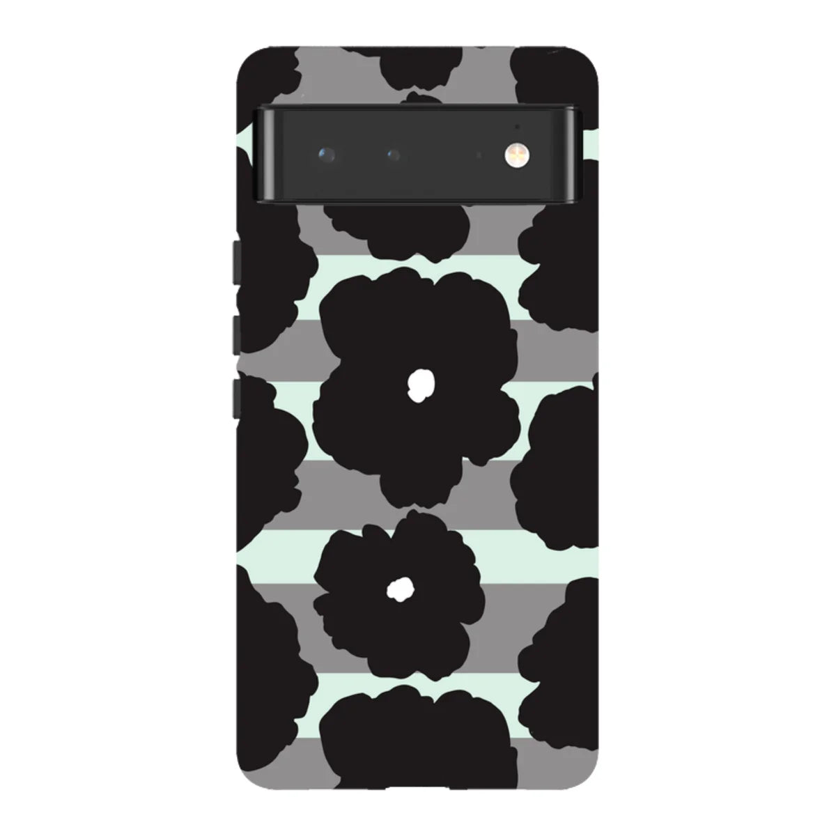 Bold Floral Black — Pixel 6 Tough Case — Finnaij