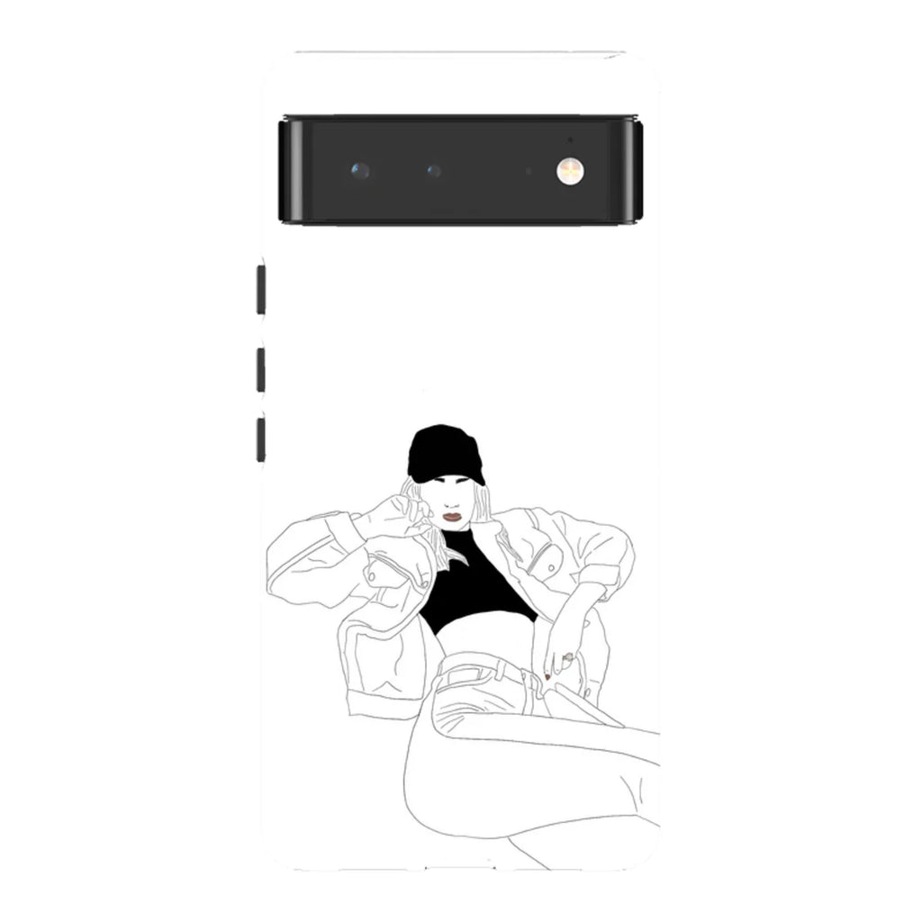 Black Cap by Keagan Haight — Pixel 6 Tough Case — Finnaij