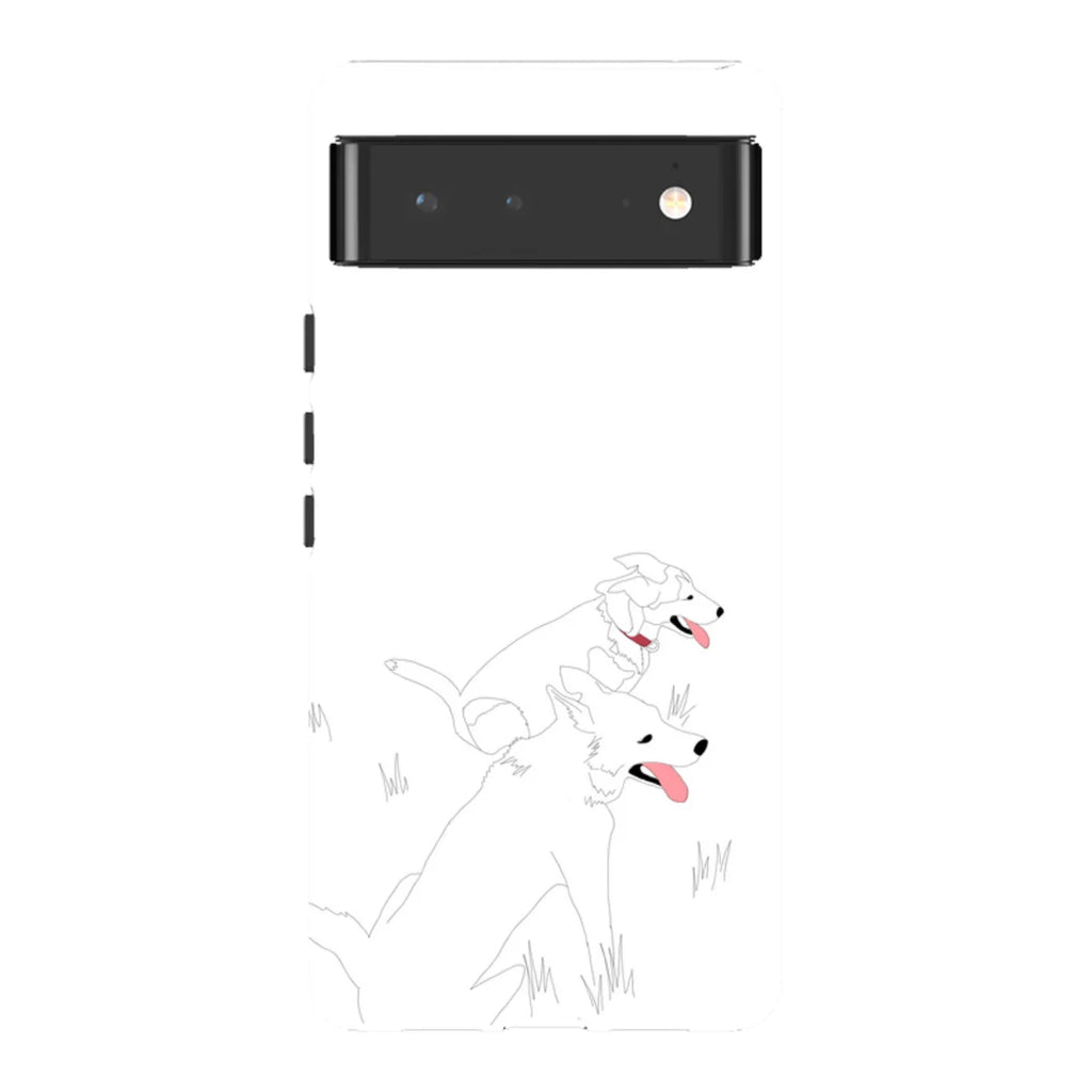 Sunny and Kit Kat by Keagan Haight — Pixel 6 Tough Case — Finnaij