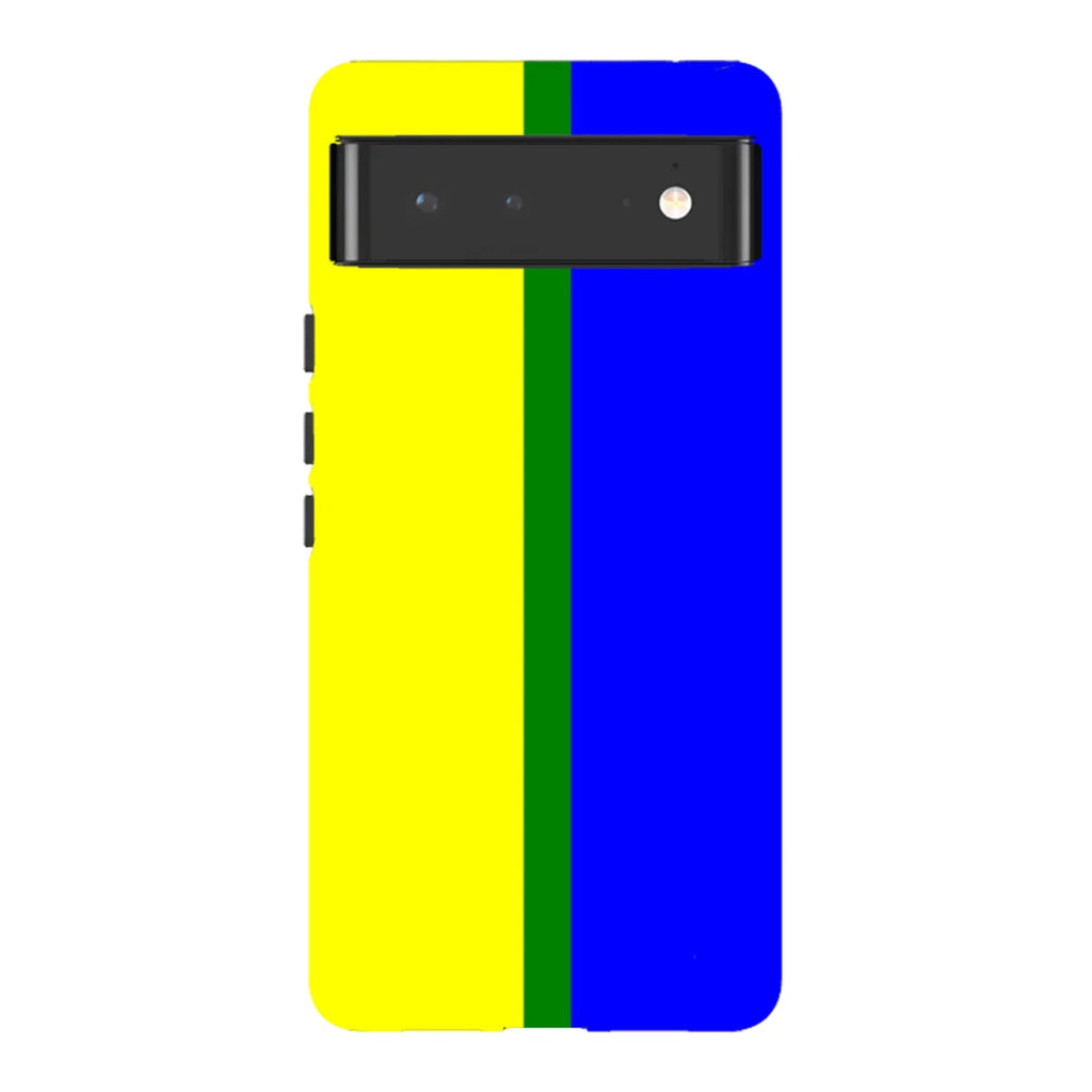 Rainbow Series Yellow Blue — Pixel 6 Tough Case — Finnaij