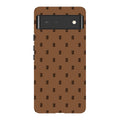 Monogram Chocolate Lover — Pixel 6 Tough Case — Finnaij
