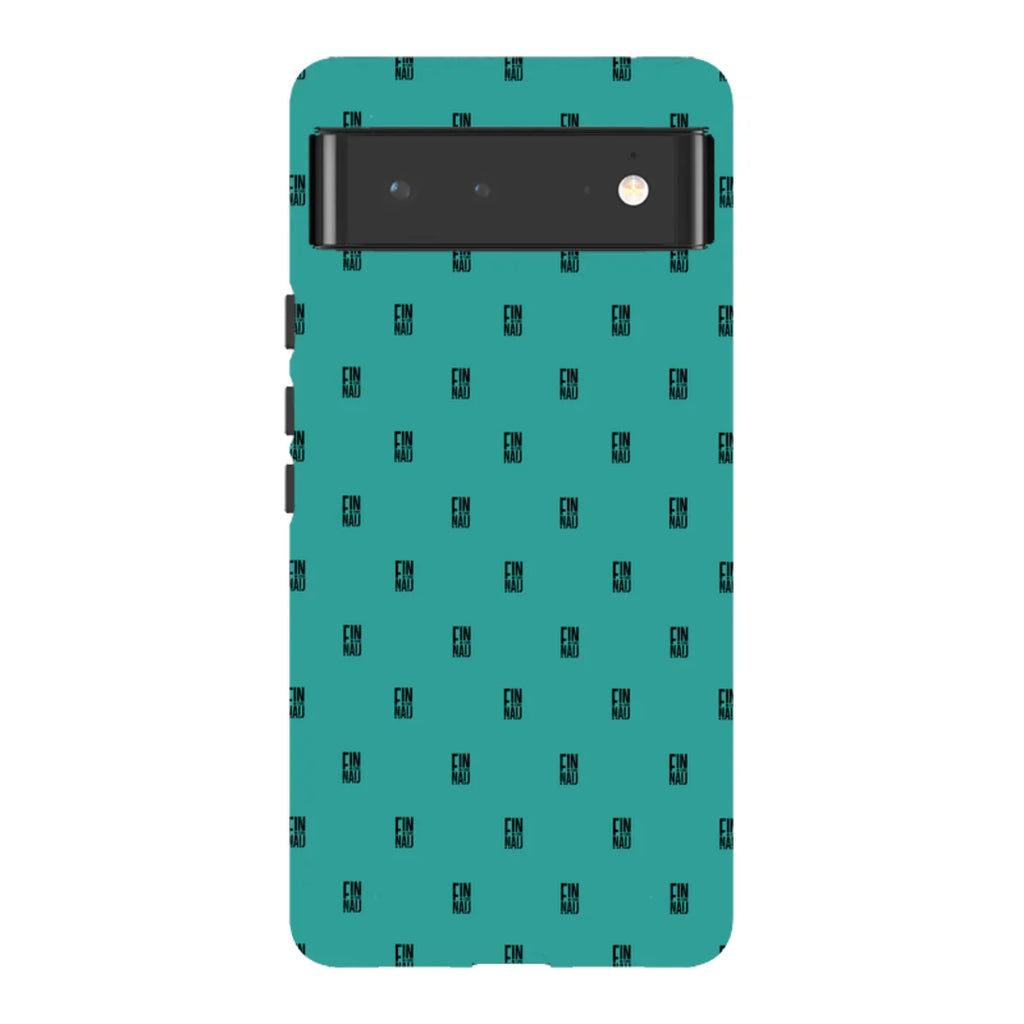 Monogram Teal — Pixel 6 Tough Case — Finnaij