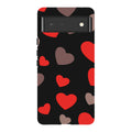 Red Hearts — Pixel 6 Tough Case — Finnaij