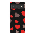 Red Hearts — Pixel 6 Tough Case — Finnaij