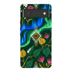 Aurora Birch Bloom by Aino Kallio — Pixel 6 Tough Case — Finnaij