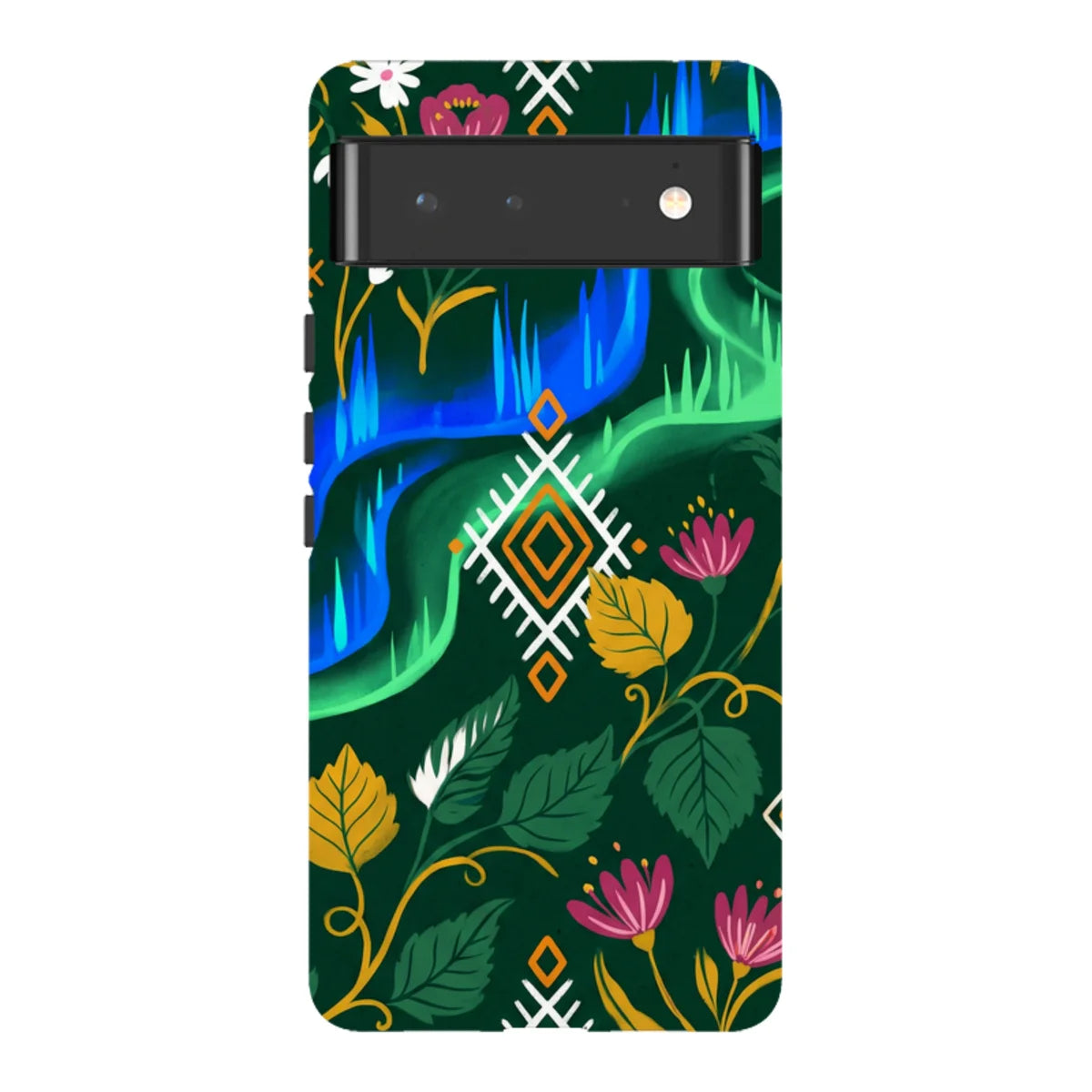 Aurora Birch Bloom by Aino Kallio — Pixel 6 Tough Case — Finnaij