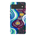 Sauna Bloom Motif by Aino Kallio — Pixel 6 Tough Case — Finnaij