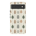 Birch and Linen Pattern by Elsi Vaarala — Pixel 6 Tough Case — Finnaij