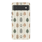 Birch and Linen Pattern by Elsi Vaarala — Pixel 6 Tough Case — Finnaij