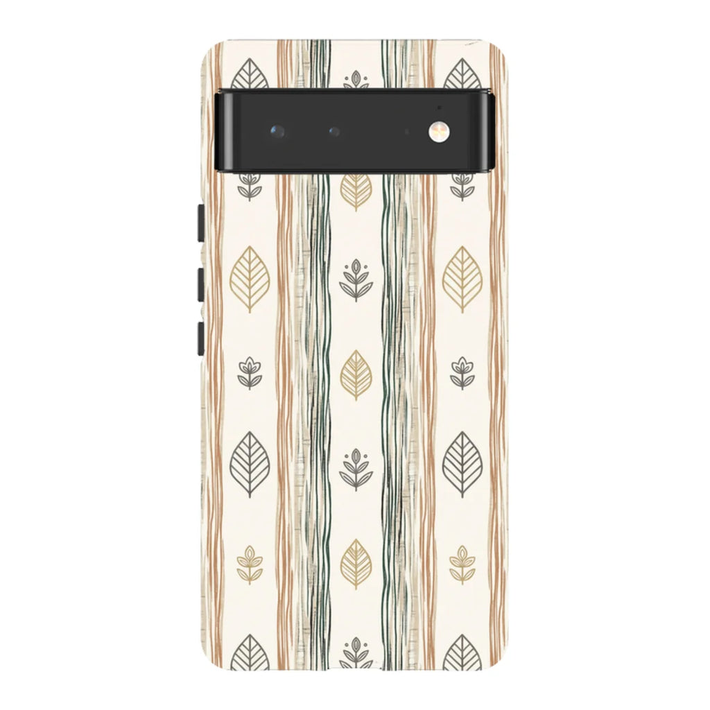 Birch Linen Harmony by Elsi Vaarala — Pixel 6 Tough Case — Finnaij