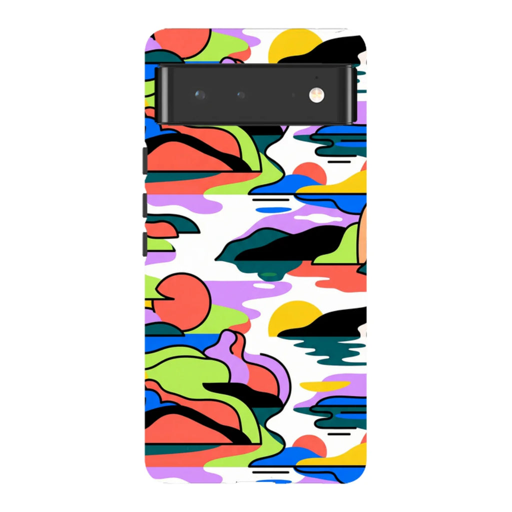 Archipelago Color Motion by Salla Niemi — Pixel 6 Tough Case — Finnaij