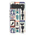 Market Day Icons by Ada Okoye — Pixel 6 Tough Case — Finnaij