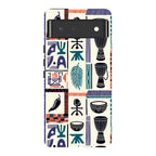 Market Day Icons by Ada Okoye — Pixel 6 Tough Case — Finnaij