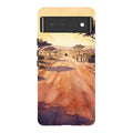 Laterite Road Golden Hour by Tobi Akinyemi — Pixel 6 Tough Case — Finnaij