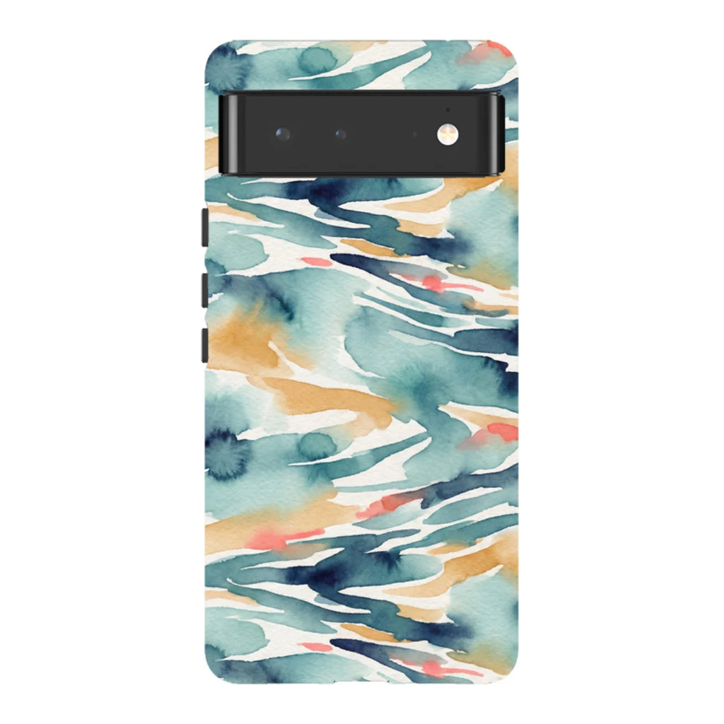 River Reflection Pattern Crop by Tobi Akinyemi — Pixel 6 Tough Case — Finnaij