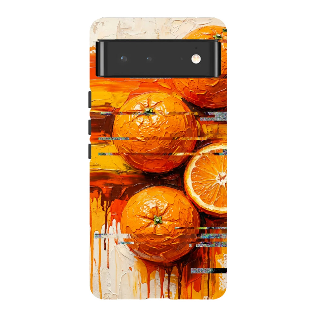 Oranges and Citrus Still Life by Frida Lövström — Pixel 6 Tough Case — Finnaij