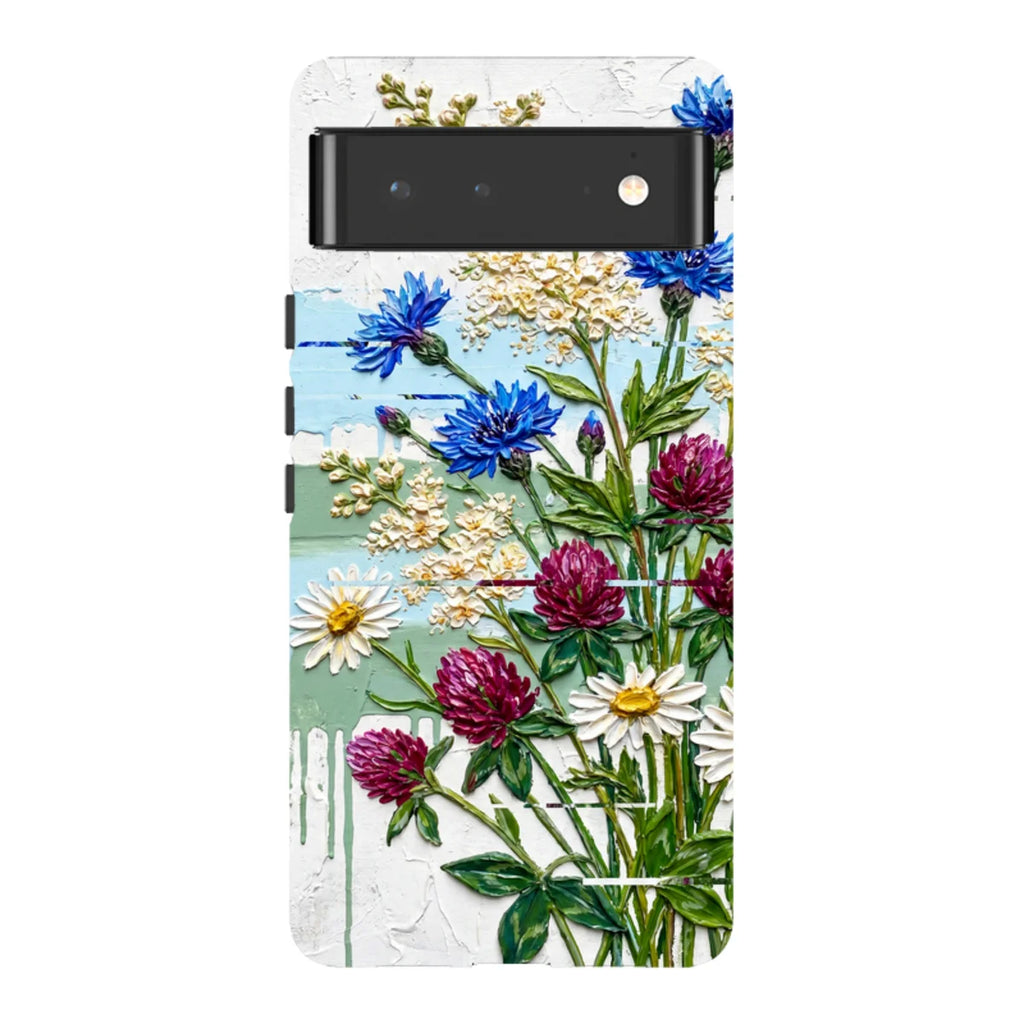 Nordic Wildflowers by Frida Lövström — Pixel 6 Tough Case — Finnaij