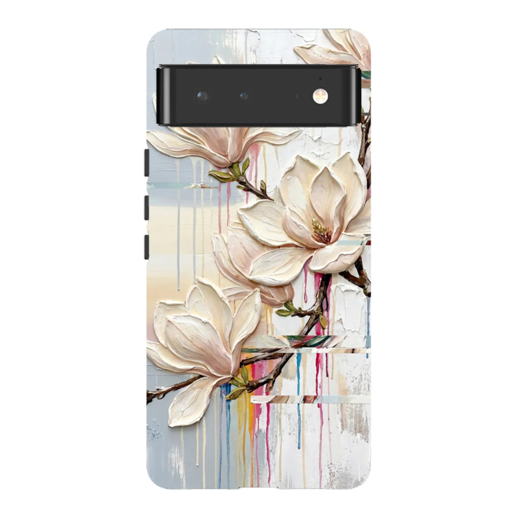 Magnolia Branches by Frida Lövström — Pixel 6 Tough Case — Finnaij