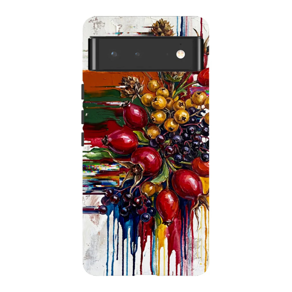 Autumn Berries and Botanicals by Frida Lövström — Pixel 6 Tough Case — Finnaij