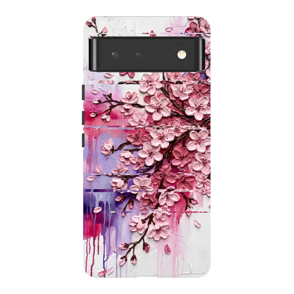 Cherry Blossoms by Frida Lövström — Pixel 6 Tough Case — Finnaij