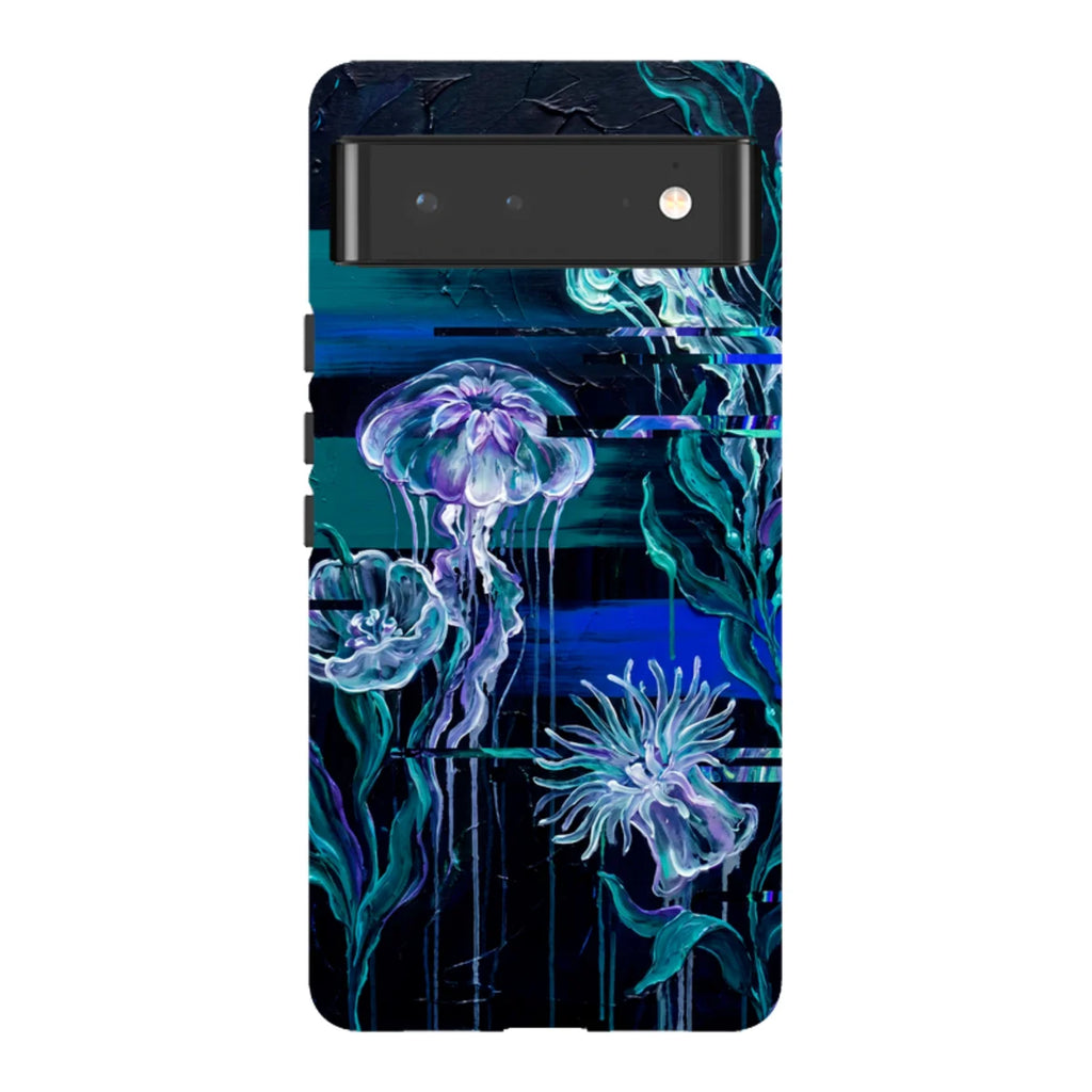 Deep-Sea Underwater Botanical Fantasy by Frida Lövström — Pixel 6 Tough Case — Finnaij