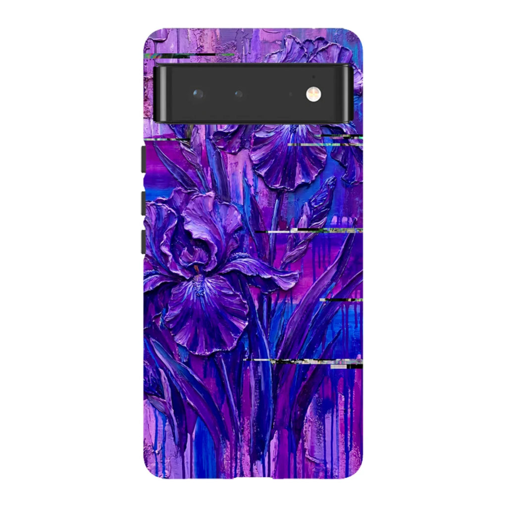 Iris Flowers by Frida Lövström — Pixel 6 Tough Case — Finnaij