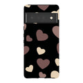 White & Black Hearts — Pixel 6 Pro Tough Case — Finnaij
