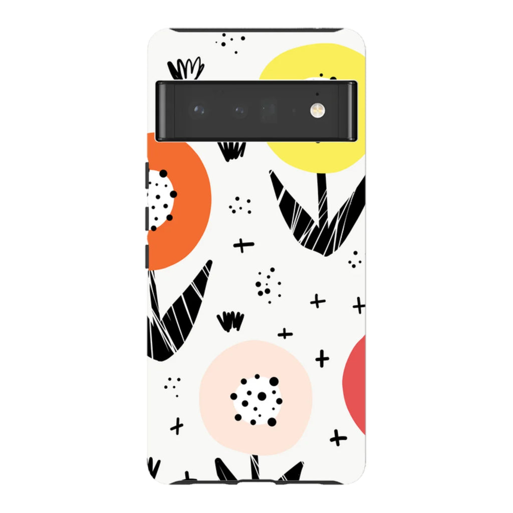 Botanical Doodle — Pixel 6 Pro Tough Case — Finnaij
