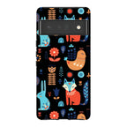 Nordic Ornament Black — Pixel 6 Pro Tough Case — Finnaij