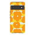 Bold Floral Orange — Pixel 6 Pro Tough Case — Finnaij