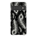 Feathers in Bloom Black — Pixel 6 Pro Tough Case — Finnaij