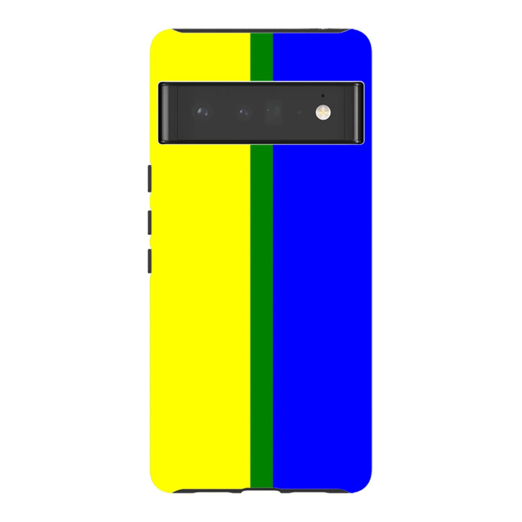 Rainbow Series Yellow Blue — Pixel 6 Pro Tough Case — Finnaij