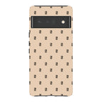 Monogram Beige Harvest — Pixel 6 Pro Tough Case — Finnaij