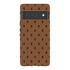 Monogram Chocolate Lover — Pixel 6 Pro Tough Case — Finnaij