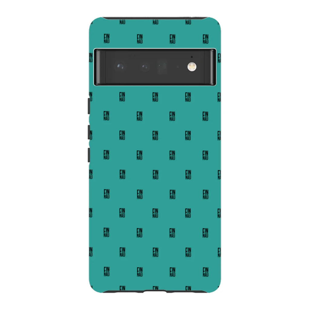 Monogram Teal — Pixel 6 Pro Tough Case — Finnaij