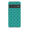 Monogram Teal — Pixel 6 Pro Tough Case — Finnaij
