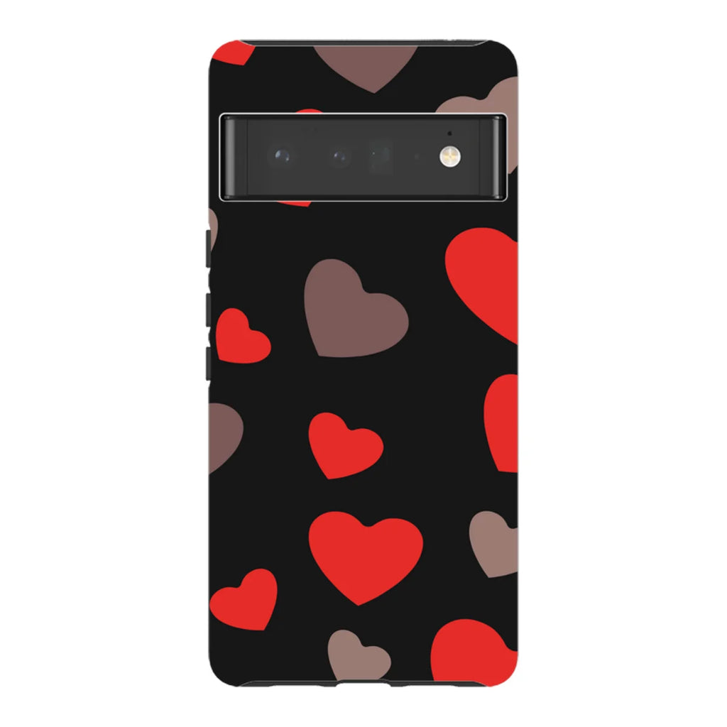 Red Hearts — Pixel 6 Pro Tough Case — Finnaij