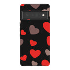 Red Hearts — Pixel 6 Pro Tough Case — Finnaij