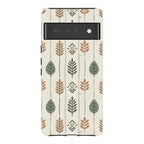 Birch and Linen Pattern by Elsi Vaarala — Pixel 6 Pro Tough Case — Finnaij