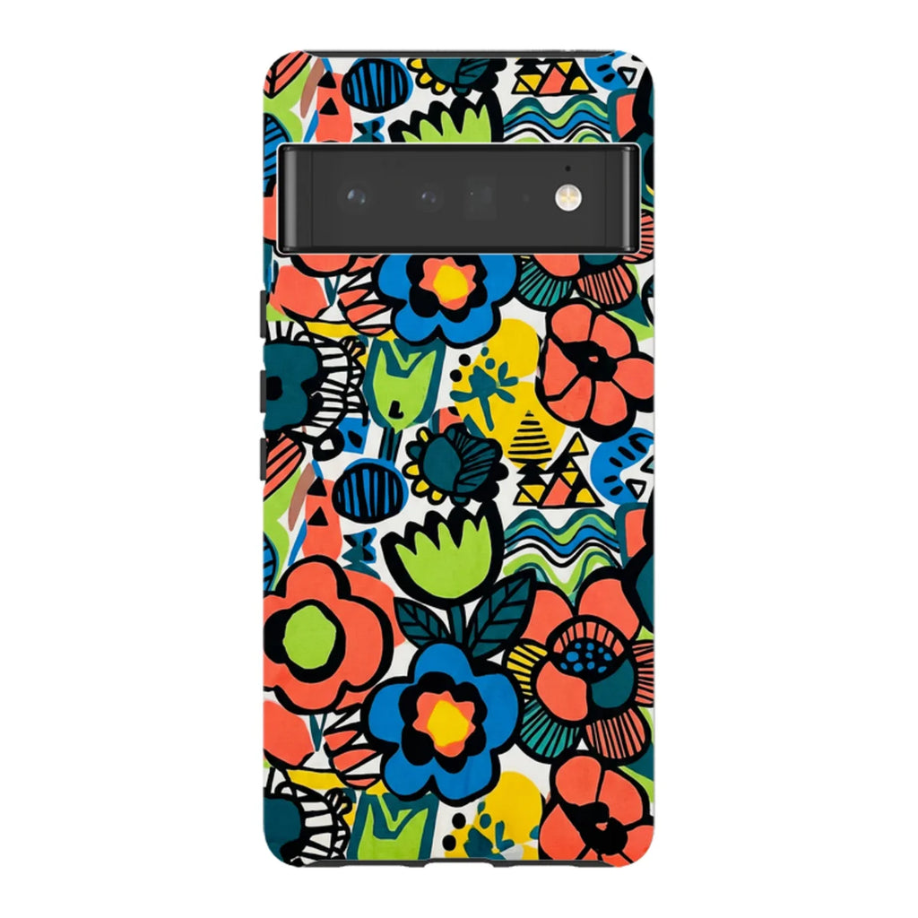 Floral Street Nordic by Salla Niemi — Pixel 6 Pro Tough Case — Finnaij