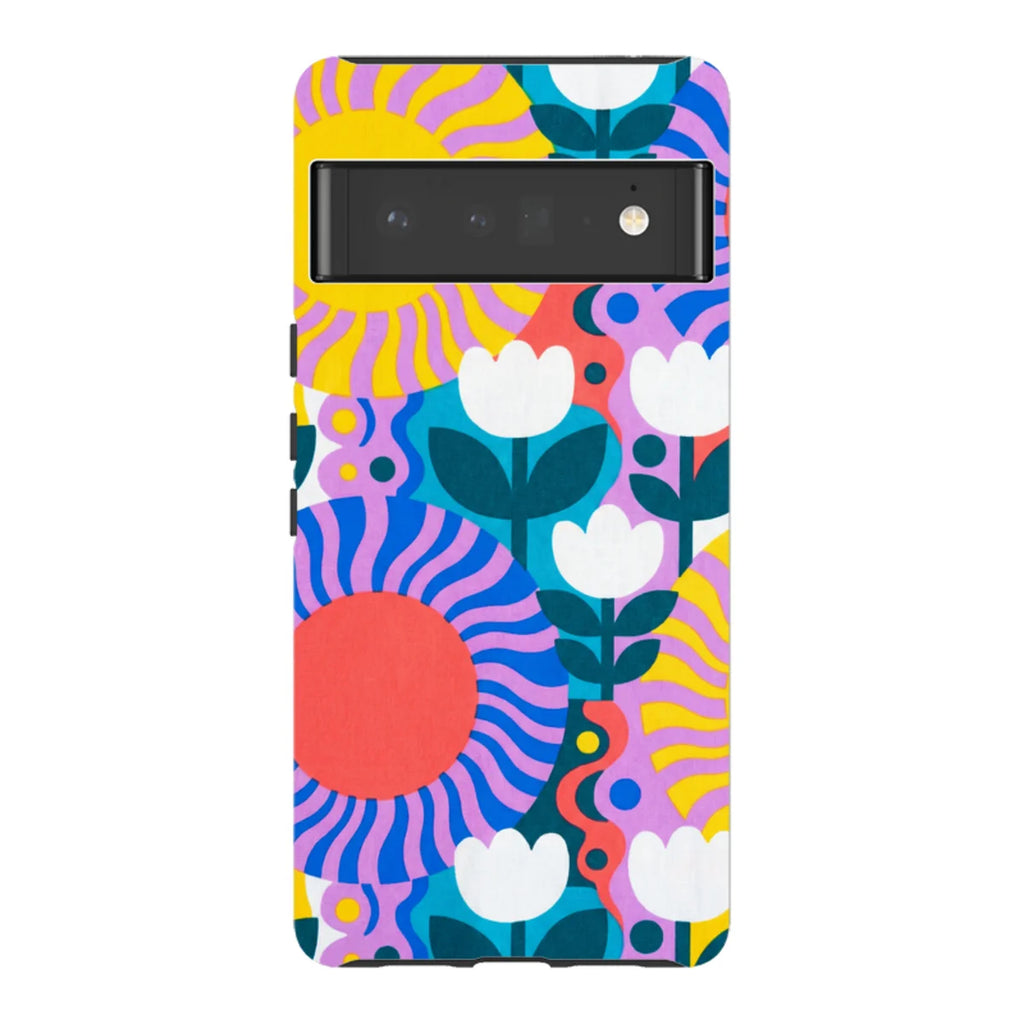 Midnight Sun Mod Bloom by Salla Niemi — Pixel 6 Pro Tough Case — Finnaij