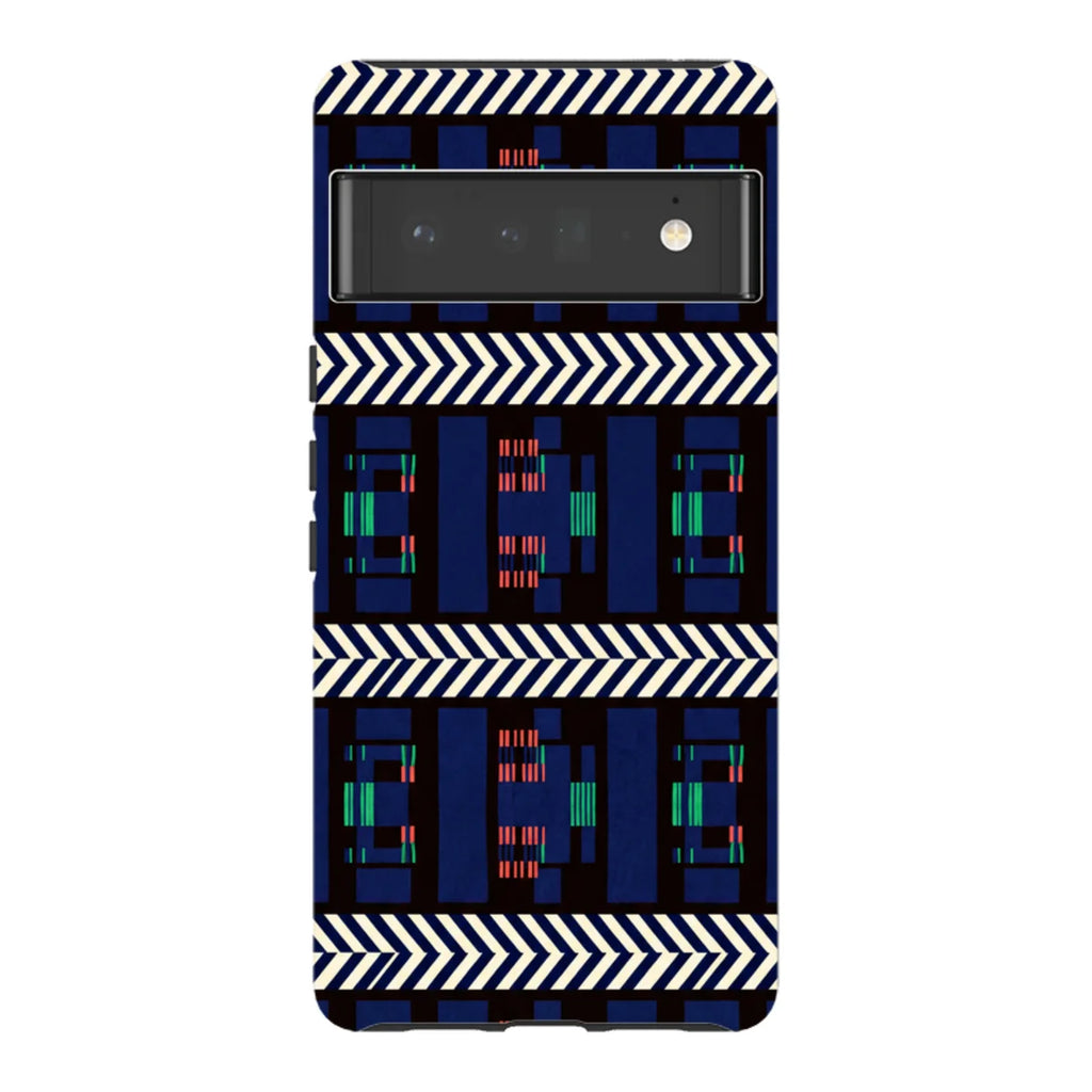Midnight Aso-Oke by Ada Okoye — Pixel 6 Pro Tough Case — Finnaij