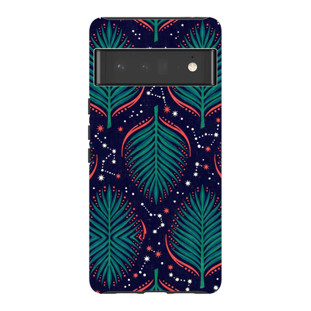 Palm Frond Constellations by Ada Okoye — Pixel 6 Pro Tough Case — Finnaij