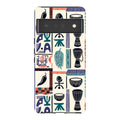 Market Day Icons by Ada Okoye — Pixel 6 Pro Tough Case — Finnaij