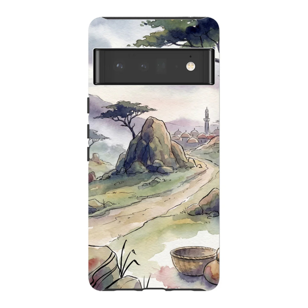Jos Plateau Cool Light by Tobi Akinyemi — Pixel 6 Pro Tough Case — Finnaij