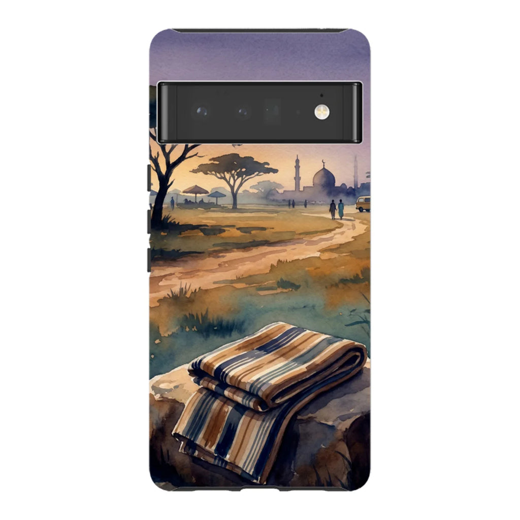 Aso-Oke Accent in the Landscape by Tobi Akinyemi — Pixel 6 Pro Tough Case — Finnaij