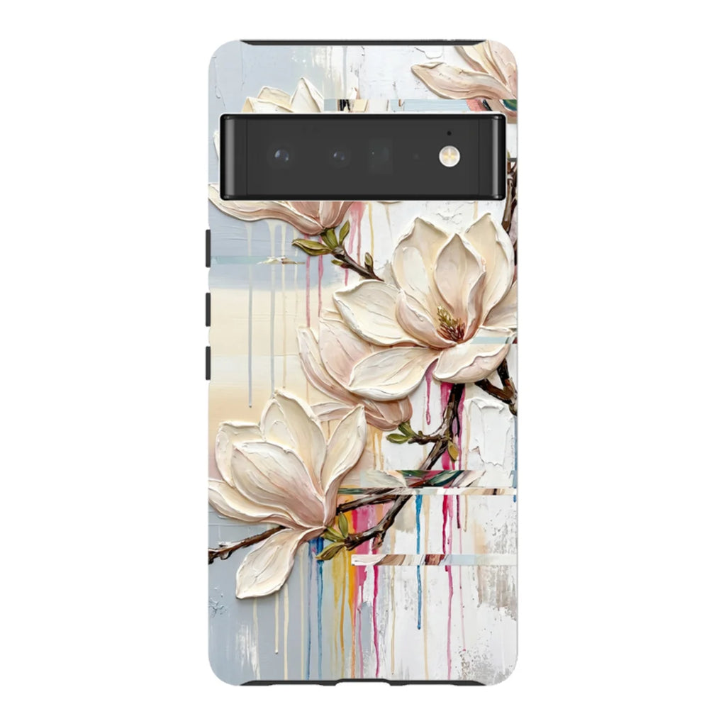 Magnolia Branches by Frida Lövström — Pixel 6 Pro Tough Case — Finnaij